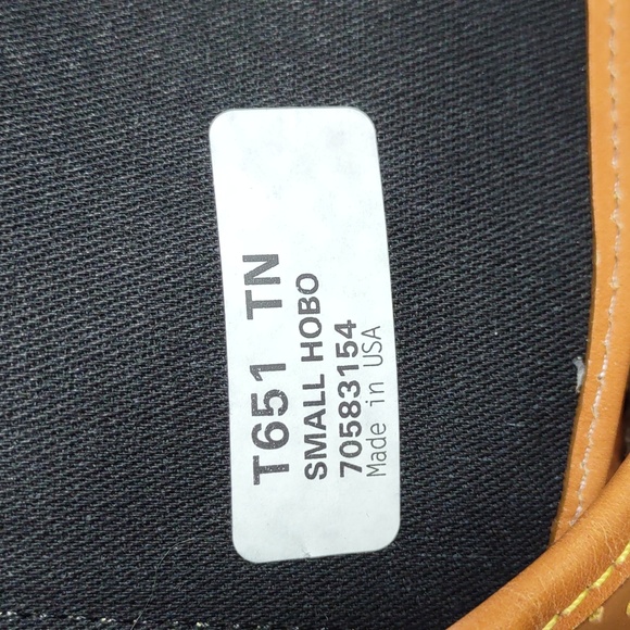 Vintage Dooney & Bourke Cabrio Perforated Leather Hobo Bag - Picture 10 of 14